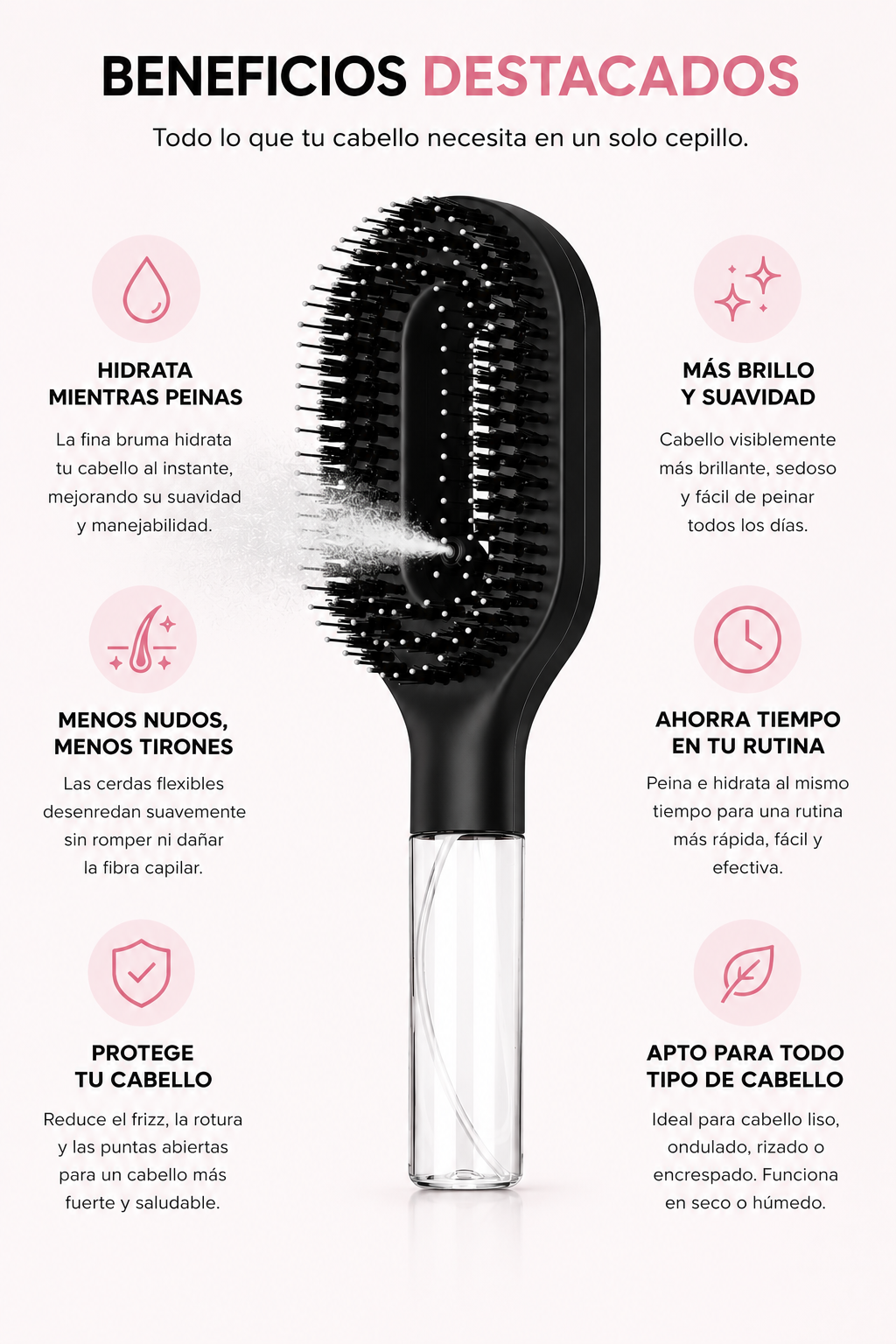 Cepillo Pulverizador VELOURA
